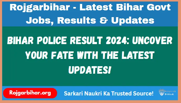 Bihar Police Result 2024
