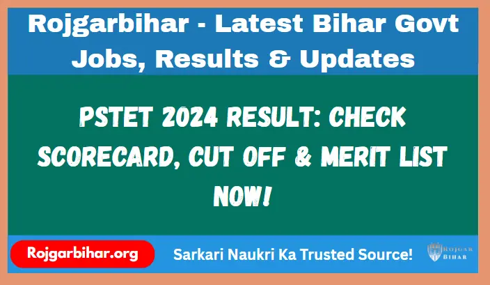 PSTET 2024 Result