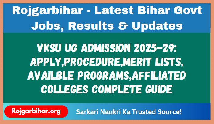 VKSU UG Admission 2025